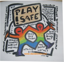 Acryl painting on Paper 50 x 50 cm, 2007